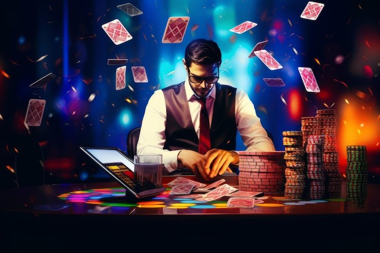 Ilustrasi keamanan akun dan perlindungan data pribadi pemain slot online di gebyar4
