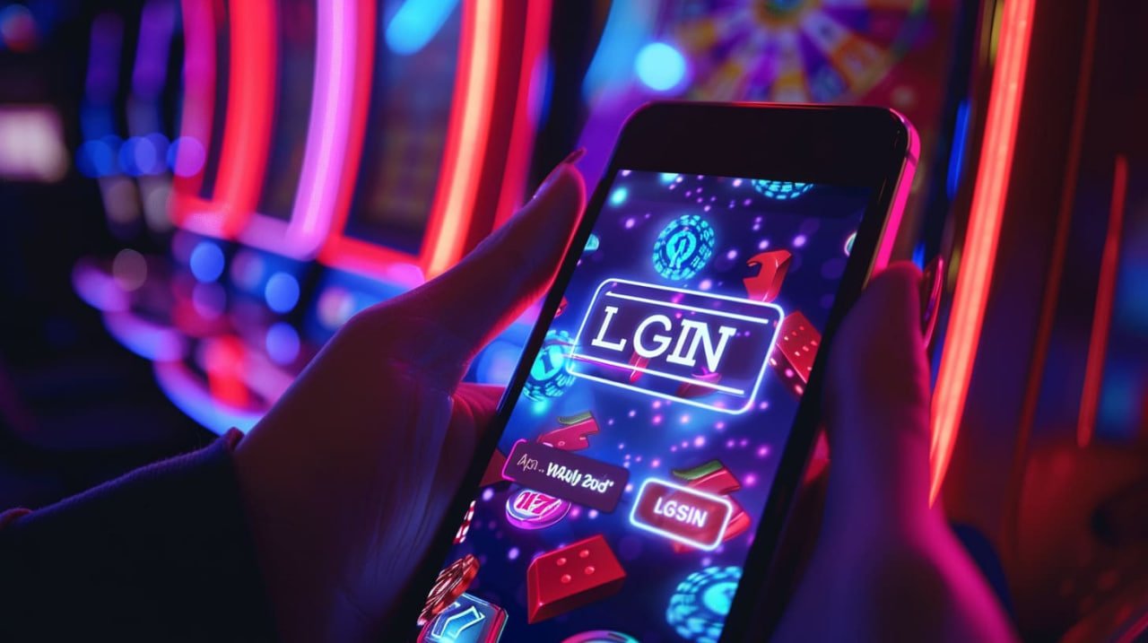 Tampilan antarmuka Live Casino di layar ponsel dengan meja Baccarat aktif